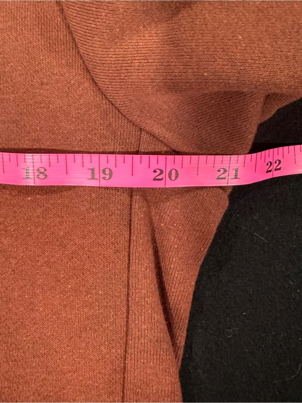 Patagonia Rust Pullover Hoodie with Logo Patch